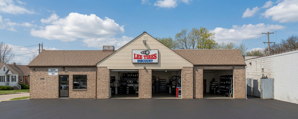 Lee Tire Discount storefront — 3800 Lee Rd, Cleveland, OH